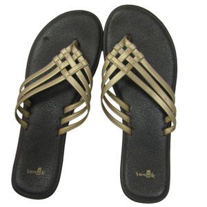 Sanuk Women's Yoga Mat Criss Cross Salty Sandal Sz: 9W
